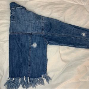 Small Forever 21 Distressed Jean Jacket